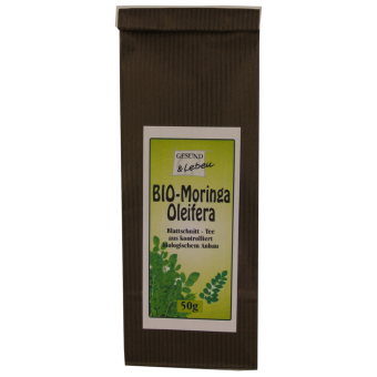 BIO-Moringa Oleifera Blattschnitt-Tee, 50 g lose